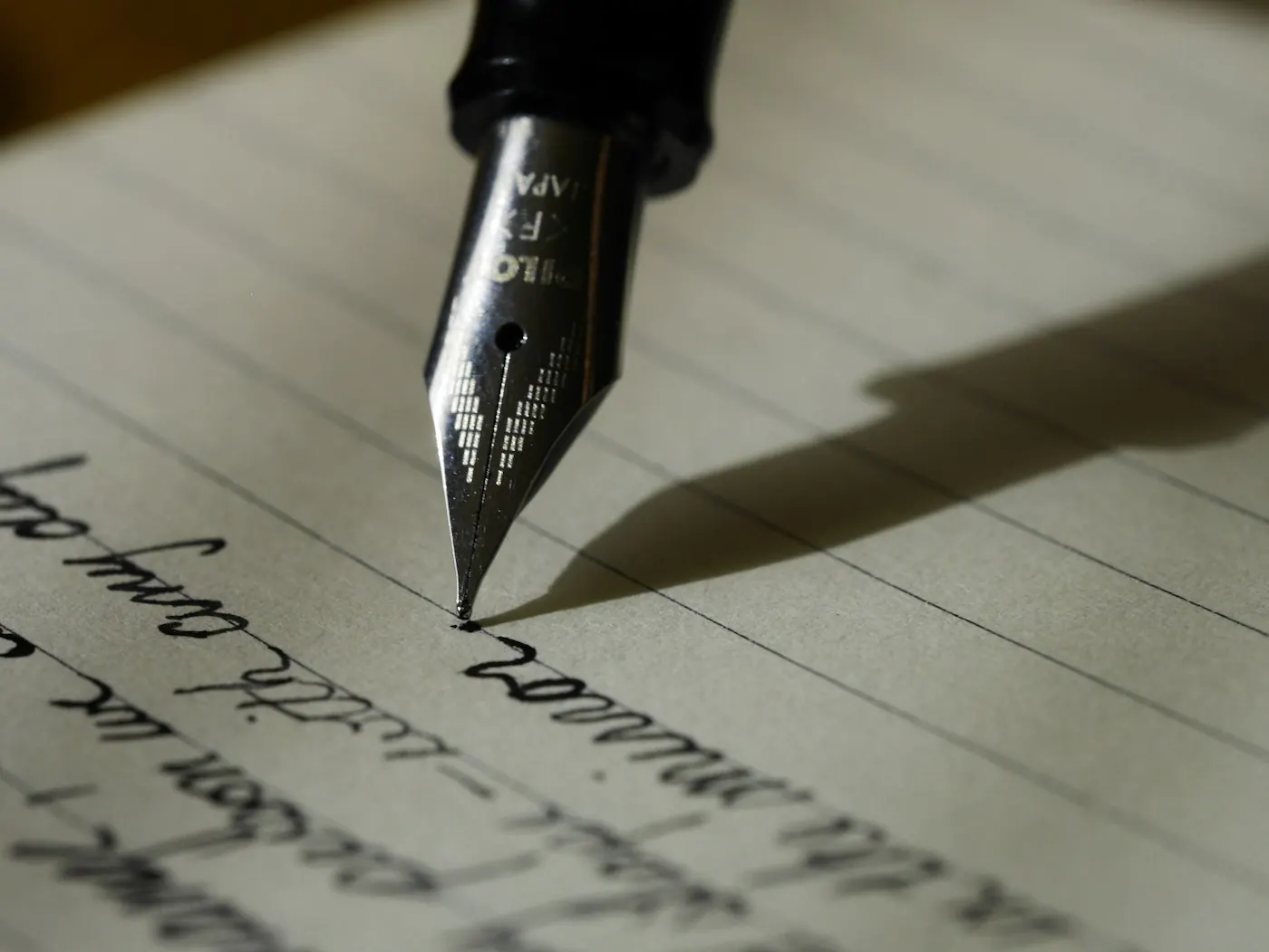 An open notebook ready for a new idea